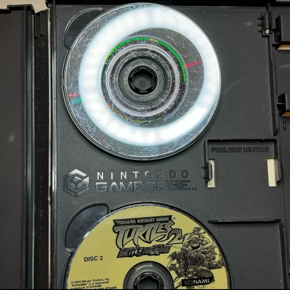 Teenage Mutant Ninja‎ Turtles 2: BattleNexus Case & Discs Only Nintendo Gamecube